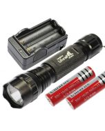 Multi Color Select UltraFire 501b U2 1300 lumen 5 modalità LED Torcia elettrica  2 * 18650 batteria  caricabatterie