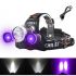 Boruit RJ-3000 lampada frontale LED con 1000 lumen modalità luce multiple faro impermeabile per illuminazione outdoor escursionismo e campeggio attrezzatura avventura nuova condizione