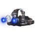 Boruit RJ-3000 lampada frontale LED con 1000 lumen modalità luce multiple faro impermeabile per illuminazione outdoor escursionismo e campeggio attrezzatura avventura nuova condizione