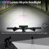 NITEBEAM Luce Anteriore Bicicletta 10000 Lumen Ultra-luminosa Impermeabile MTB e Strada 10000mAh USB Ricarica Modalità di Illuminazione Visibilità Sicurezza Accessori per Bici