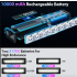 NITEBEAM Luce Anteriore Bicicletta 10000 Lumen Ultra-luminosa Impermeabile MTB e Strada 10000mAh USB Ricarica Modalità di Illuminazione Visibilità Sicurezza Accessori per Bici