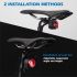 ANTUSI A8 fanale posteriore per bici da strada MTB allarme antifurto freno automatico telecomando alta visibilità accessori per bici sicurezza e comodità per ciclisti appassionati