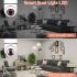 Lampadina Telecamera di Sorveglianza 5G Wifi E27 Visione Notturna Full Color Tracciamento Automatico Audio Bidirezionale Connessione Dual Band per Soluzione di Sicurezza Casa Intelligente