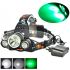 Boruit RJ-3000 lampada frontale LED con 1000 lumen modalità luce multiple faro impermeabile per illuminazione outdoor escursionismo e campeggio attrezzatura avventura nuova condizione