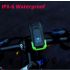 Lampade per biciclette 2X T6 2400 lumen USB ricaricabile alta luminosità e visibilità sei modalità ciclismo all'aperto sicurezza ciclistica accessori per bici resistenti e leggeri