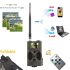 Fotocamera da caccia HC-300M 12MP visione notturna 1080p con rilevamento del movimento monitoraggio della fauna e osservazione natura archiviazione versatile su scheda TF capacità video
