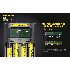 Scopri Nitecore UMS4 caricabatterie intelligente quattro slot USB-C ricarica rapida per batterie 18650 21700 26650 design compatto per appassionati e avventure all'aperto
