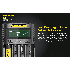 Scopri Nitecore UMS4 caricabatterie intelligente quattro slot USB-C ricarica rapida per batterie 18650 21700 26650 design compatto per appassionati e avventure all'aperto