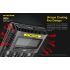 Scopri Nitecore UMS4 caricabatterie intelligente quattro slot USB-C ricarica rapida per batterie 18650 21700 26650 design compatto per appassionati e avventure all'aperto