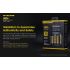 Scopri Nitecore UMS4 caricabatterie intelligente quattro slot USB-C ricarica rapida per batterie 18650 21700 26650 design compatto per appassionati e avventure all'aperto