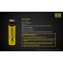 Batteria Ricaricabile Li-ion Nitecore 18650 NL1826 2600mAh 3.7V per Torce e Dispositivi Elettronici Sicurezza Avanzata Leggera e Compatta Ideale per Accessori Trekking Acquisto Online