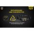 Lampada frontale Nitecore NU25 XP-G2 S3 360 lumen ricaricabile per illuminazione outdoor con batteria integrata e ricarica micro USB ideale per campeggio e attrezzatura da avventura