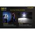 Nitecore E4K Torcia Elettrica 4400 Lumen Design Compatto e Impermeabile LED XP-L2 V6 con Batteria 21700 per Illuminazione Outdoor ed Escursionismo Resistente e Alta Luminosità