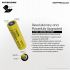 NITECORE Sistema Batteria Intelligente 21700 ML21 Luce Magnetica NL2150HPI Batteria 5000mAh per Appassionati Outdoor Lunga Autonomia e Tecnologia Magnetica Avanzata