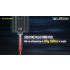 Nitecore T4K torcia portachiavi 4000 lumen LED XP-L2 V6 ricarica USB-C torcia portatile illuminazione affidabile ideale per escursioni torcia compatta per avventure quotidiane