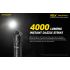 Scopri la Nitecore P10iX torcia LED 4000 lumen potente e tattica per forze dell'ordine e outdoor distanza fascio 158 metri lunga autonomia compatibilità batterie multiple nuova promozione