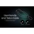 Lampada Frontale NITECORE NU25 UL 400 Lumen ricaricabile USB-C luce rossa design compatto per appassionati di outdoor illuminazione versatile e visibilità ottimale