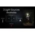 Lampada Frontale NITECORE NU25 UL 400 Lumen ricaricabile USB-C luce rossa design compatto per appassionati di outdoor illuminazione versatile e visibilità ottimale
