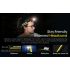 NITECORE NU43 torcia frontale ricaricabile 1400 lumen luce bianca e rossa batteria 3400mAh illuminazione potente per campeggio all'aperto e escursioni attrezzatura essenziale