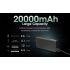 NITECORE CARBO 20000 Power Bank Mobile Fibra di Carbonio Leggero Ricarica Rapida PD QC 20W Impermeabile IPX5 Energie d'Emergenza Avventura 20000mAh