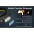 Lampada frontale LED Nitecore NU50 1400 lumen leggera e ricaricabile per illuminazione esterna attrezzatura da escursionismo e ciclismo con modalità luminose multiple lunga durata