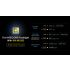 Torcia ricaricabile USB-C Nitecore MH12 Pro 3300 Lumen alta luminosità per avventure all'aperto distanza del raggio 505m escursioni notturne e preparazione per emergenze