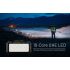Lampada frontale NITECORE HU2000 LED 2000 lumen ricaricabile USB-C ideale per attività all'aperto lampada da lavoro leggera con portata 160 metri vestibilità comoda illuminazione professionale