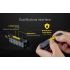 Lampada frontale NITECORE HU2000 LED 2000 lumen ricaricabile USB-C ideale per attività all'aperto lampada da lavoro leggera con portata 160 metri vestibilità comoda illuminazione professionale