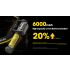 Lampada frontale ricaricabile NITECORE HC70 1600 lumen USB-C luce ad alta efficienza visibilità notturna durata batteria estesa design compatto per avventure all'aperto e cantiere