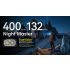 Lampada Frontale NITECORE NU25 MCT 400 Lumen ricaricabile USB-C luce rossa design compatto per appassionati di outdoor illuminazione versatile e visibilità ottimale
