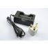 Caricabatterie OEM per batterie ricaricabili 18650 UltraFire design compatto compatibilità globale ricarica rapida 4.2V doppio alloggio indicator LED nuovo colore nero prezzo conveniente