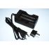 Caricabatterie OEM per batterie ricaricabili 18650 UltraFire design compatto compatibilità globale ricarica rapida 4.2V doppio alloggio indicator LED nuovo colore nero prezzo conveniente