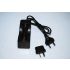 Caricabatterie singolo 18650 UltraFire compatibilità universale design compatto ricarica sicura per batterie 18650 torce LED ingresso multi-tensione nero accessorio essenziale