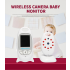 VB601 Monitor Video Wireless per Bambini 2.4G Telecamera di Sicurezza a Colori Comunicazione Bidirezionale Visione Notturna LED IR Monitoraggio della Temperatura Ninnananna Integrata