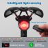 ANTUSI A8 fanale posteriore per bici da strada MTB allarme antifurto freno automatico telecomando alta visibilità accessori per bici sicurezza e comodità per ciclisti appassionati