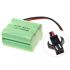 Batteria AA Ni-MH 7.2V 1800mAh per RC, SM Plug 6x AA Pack Ricaricabile