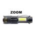 Torcia SK68 XML-Q5 Mini Torcia di Zoom UltraFire per Avventurieri Design Compatto 3 Modalità di Illuminazione Torcia Resistente Alluminio di Grado Aeronautico per Campeggio e Emergenze