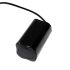 Batteria 5521 Interfaccia DC 8.4V Ricaricabile 4*18650 Alta Capacità per Luce Bici con Custodia Velcro Batteria per Sicurezza e Visibilità Notturna Attrezzatura Avventura Ciclismo