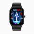 ET540 Glicemia ECG Temperatura corporea Pressione sanguigna Ossigeno nel sangue Frequenza cardiaca Chiamata Bluetooth Smartwatch Fitness Tracker