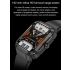 ET550 Smart watch Glucosio nel sangue ECG Temperatura corporea Pressione sanguigna Ossigeno nel sangue Frequenza cardiaca Bluetooth Chiamata Fitness Tracker