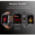 ET550 Smart watch Glucosio nel sangue ECG Temperatura corporea Pressione sanguigna Ossigeno nel sangue Frequenza cardiaca Bluetooth Chiamata Fitness Tracker