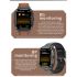 ET550 Smart watch Glucosio nel sangue ECG Temperatura corporea Pressione sanguigna Ossigeno nel sangue Frequenza cardiaca Bluetooth Chiamata Fitness Tracker