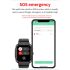 ET550 Smart watch Glucosio nel sangue ECG Temperatura corporea Pressione sanguigna Ossigeno nel sangue Frequenza cardiaca Bluetooth Chiamata Fitness Tracker