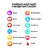 ET570 Smart Watch per la glicemia, ECG, frequenza cardiaca, pressione sanguigna, Smartwatch