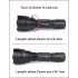 Torcia LED UniqueFire UF-1505 IR 850nm torcia zoomabile torcia compatta impermeabile e resistente agli urti con raggio regolabile perfetta per operazioni notturne attrezzatura outdoor
