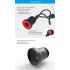 Xlite100 Luce Posteriore Intelligente per Bicicletta COB LED Super Luminoso Lente Rossa Antiabbagliamento Modalità Auto Manuale Accessori Sicurezza per Ciclismo Notturno e Pendolarismo