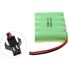 Batteria Ricaricabile Ni-MH 6V AA 1800mAh ecocompatibile ad alta capacità per giocattoli e dispositivi elettronici prestazioni durature senza effetto memoria plug SM