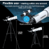 Telescopio Astronomico Professionale Bossdun 333X per Bambini Scoprire l'Universo Ingrandimento 333X Osservazione della Luna e delle Stelle Costruzione in Metallo Resistente