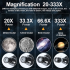 Telescopio Astronomico Professionale Bossdun 333X per Bambini Scoprire l'Universo Ingrandimento 333X Osservazione della Luna e delle Stelle Costruzione in Metallo Resistente