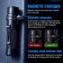 TrustFire MC3 XHP50 Torcia Elettrica LED 2500 Lumen Compatibile per Outdoor con Ricarica Magnetica USB Impermeabile IP68 Resistente e Potente per Emergenze e Avventure